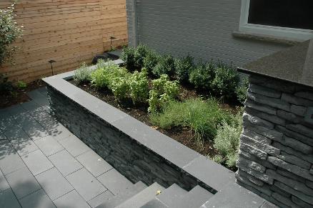 raised herb garden