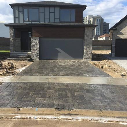 interlocking brick, driveway, London